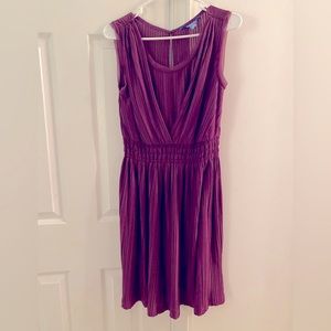 Purple elegant sleeveless dress!